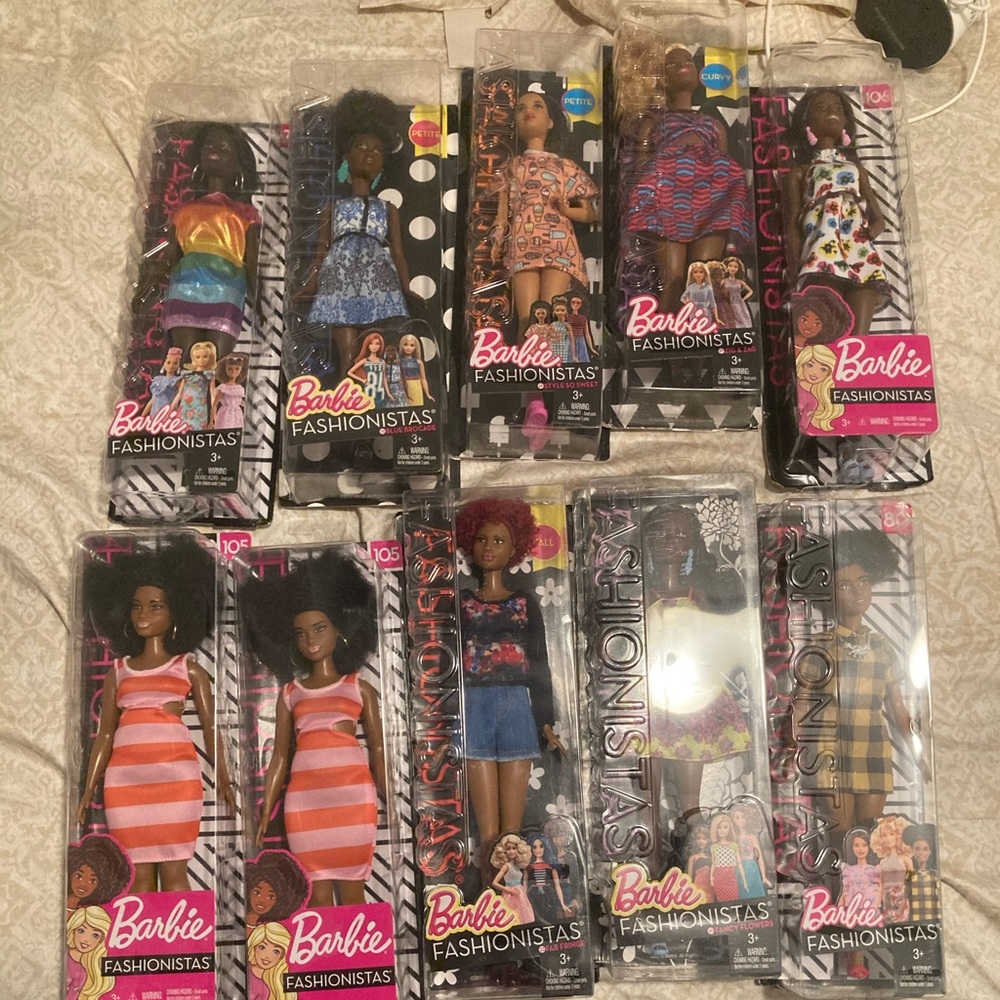 Black Barbie doll lot